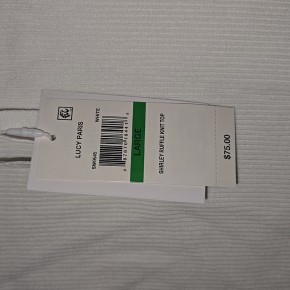 LUCYPARIS RIBBED TIE BACK TEE - Picture 4 of 4